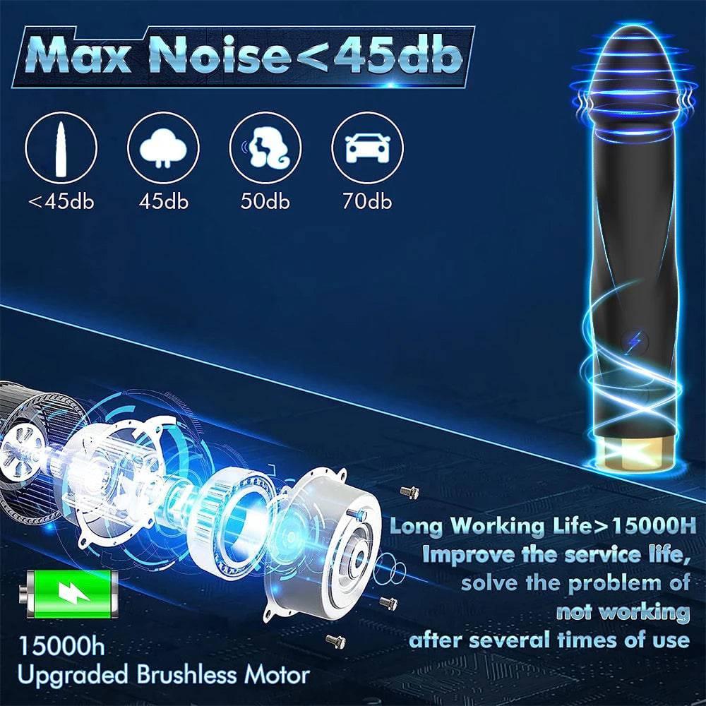 10-Mode Realistic Silicone Dildo Vibrator - Passion Pulse Adult