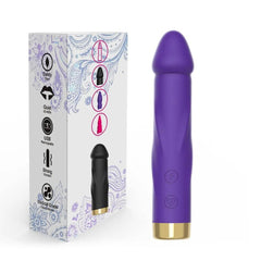 10-Mode Realistic Silicone Dildo Vibrator - Passion Pulse Adult