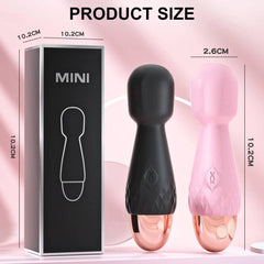 10 Modes Strong Vibration Mini Vibrator: Magic Stick USB Charging Massager, Clitoris and G-Spot Stimulator - Sex Toy for Women, Adults 18+ - Passion Pulse Adult