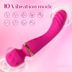 2 Motors AV Vibrator for Women G Spot Clit Clitoris Stimulator USB Rechargeable Vagina Massager Female Sex Toys Adults Goods - Passion Pulse Adult
