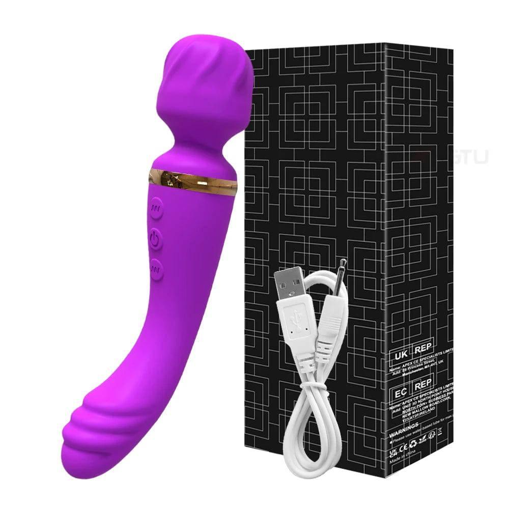 2 Motors AV Vibrator for Women G Spot Clit Clitoris Stimulator USB Rechargeable Vagina Massager Female Sex Toys Adults Goods - Passion Pulse Adult