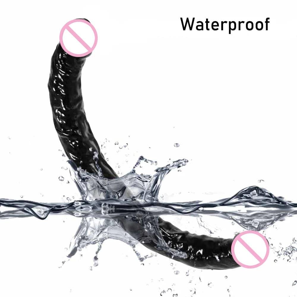42*4cm Double Dildos Realistic Double Headed Phallus Stimulation of Vagina and Anus Long Penis Dick Sex Toys for Women Lesbian - Passion Pulse Adult