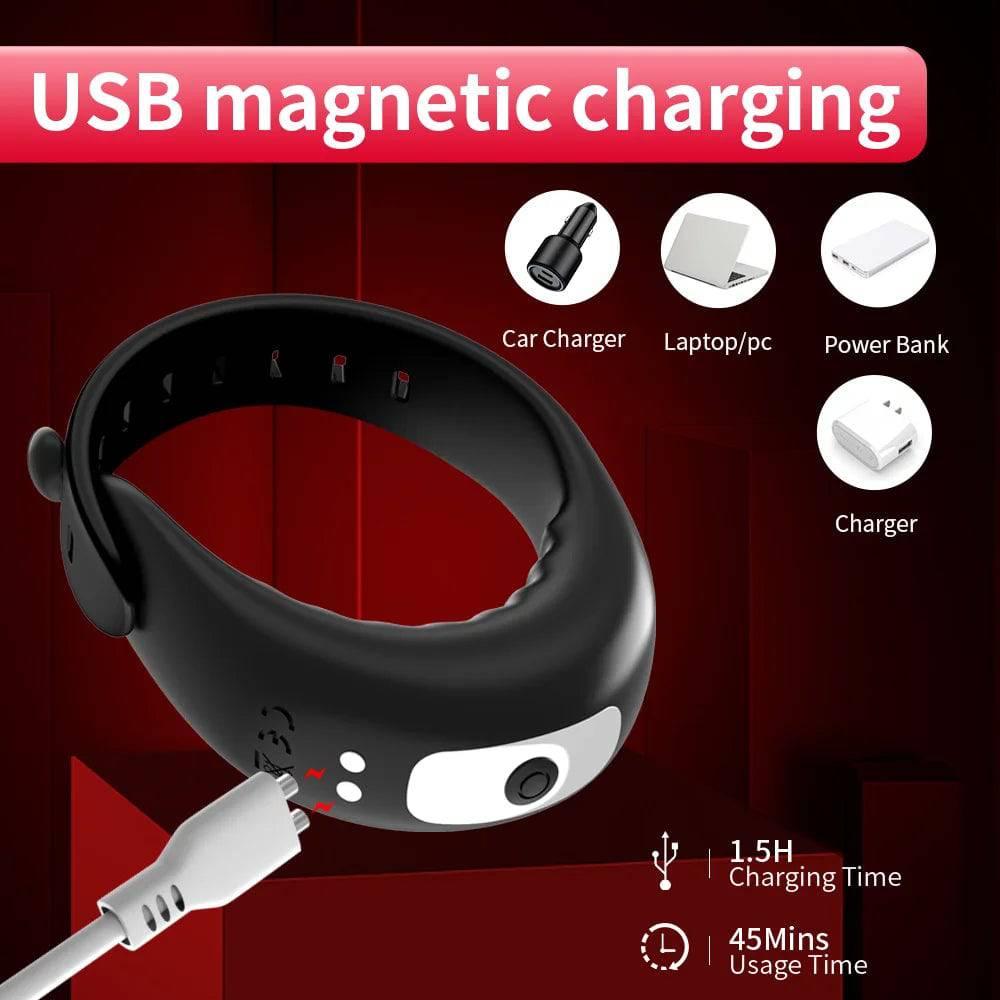 Adjustable Vibrating Cock Ring - Passion Pulse Adult