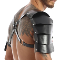 EagleKu Men’s BDSM Shoulder Harness | Sexy Leather Body Cage Strap for Fetish and Puppy Play - Passion Pulse Adult