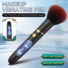 Passion Pulse Adult - Makeup Brush Vibrating Clitoral Vibrator Wand - Passion Pulse Adult