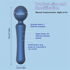 Powerful AV Magic Wand Dildo Vibrator: Vaginal & Clitoris Stimulator for Women - Passion Pulse Adult