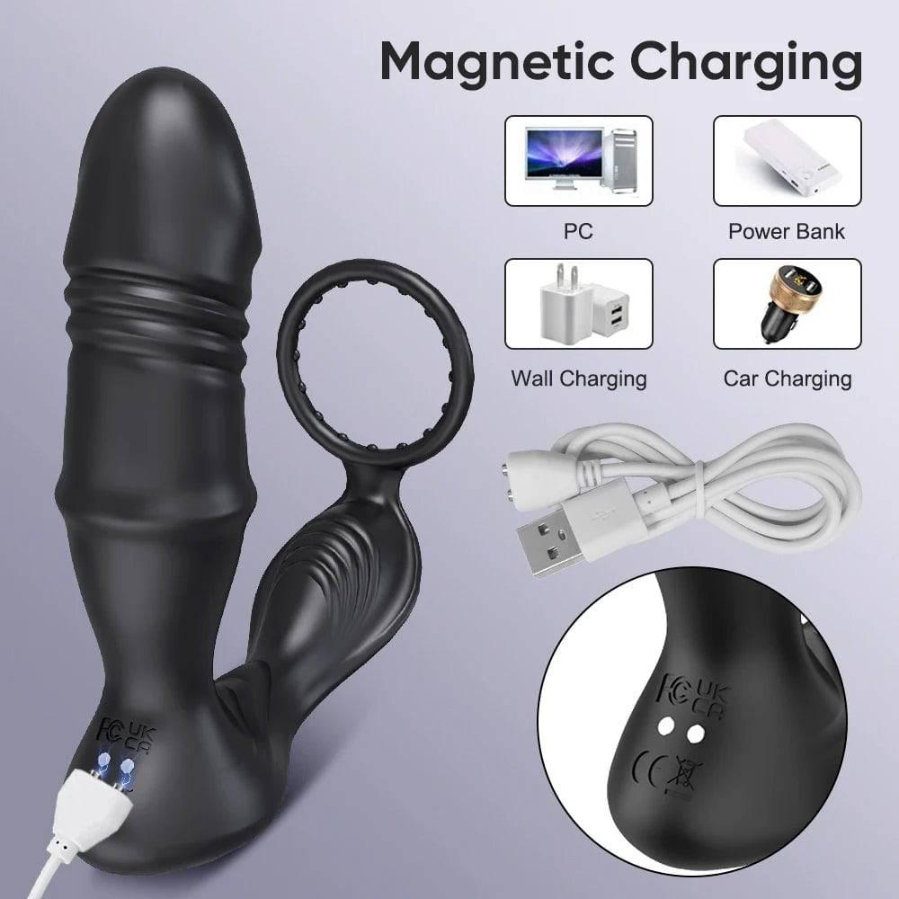 PASSION PULSE Bluetooth APP Vibrator for Men, Remote Prostate Stimulator - Passion Pulse Adult