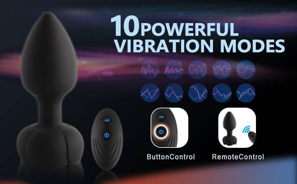 Rose-Shaped Anal Plug - Passion Pulse Adult