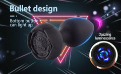 Rose-Shaped Anal Plug - Passion Pulse Adult