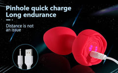 Rose-Shaped Anal Plug - Passion Pulse Adult