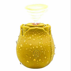 Rose-Shaped Sucking Vibrator – 9 Frequency G-Spot & Nipple Stimulator - Passion Pulse Adult