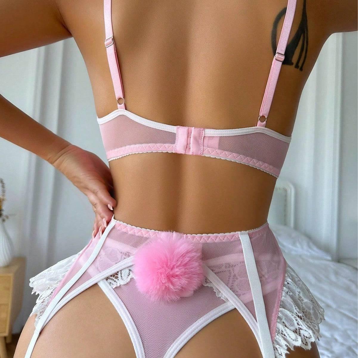 Chic Maid-Inspired Lingerie - Passion Pulse Adult