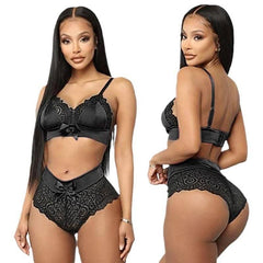 Sexy lingerie three point underwear lace bra lace suspenders - Passion Pulse Adult