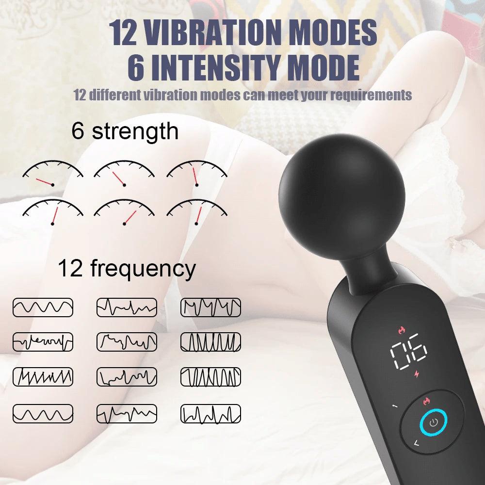 Wireless Dildo AV Vibrator Magic Wand - Passion Pulse Adult