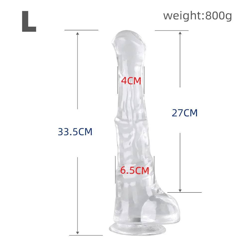 Alien Horse Dildos for Women Huge Monster Mustang Penis Soft Anal Toys Masturbator Animal Dick Lesbian Buttplug Gay Sex Tools - Passion Pulse Adult