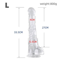 Alien Horse Dildos for Women Huge Monster Mustang Penis Soft Anal Toys Masturbator Animal Dick Lesbian Buttplug Gay Sex Tools - Passion Pulse Adult