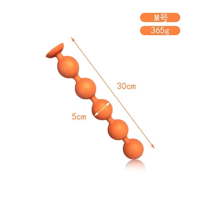 BubbleFlex Beads - 9-Ball Silicone Anal Expander - Passion Pulse Adult