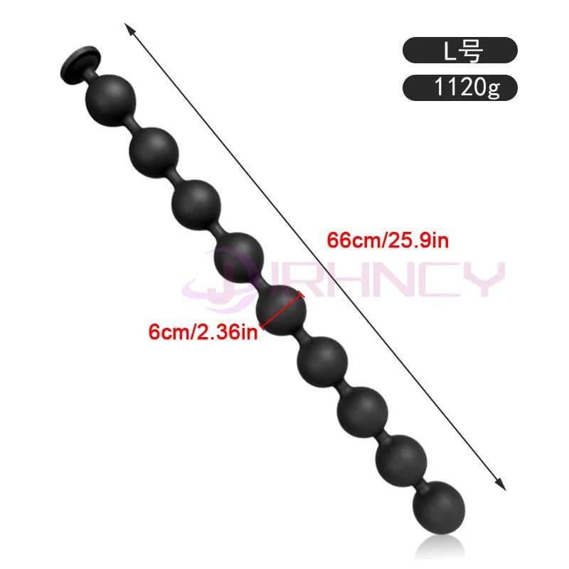 BubbleFlex Beads - 9-Ball Silicone Anal Expander - Passion Pulse Adult