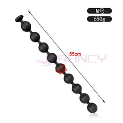 BubbleFlex Beads - 9-Ball Silicone Anal Expander - Passion Pulse Adult