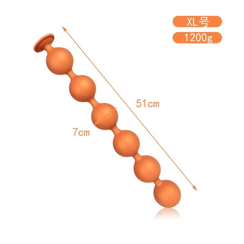 BubbleFlex Beads - 9-Ball Silicone Anal Expander - Passion Pulse Adult