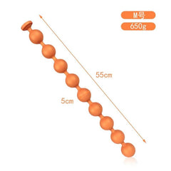 BubbleFlex Beads - 9-Ball Silicone Anal Expander - Passion Pulse Adult