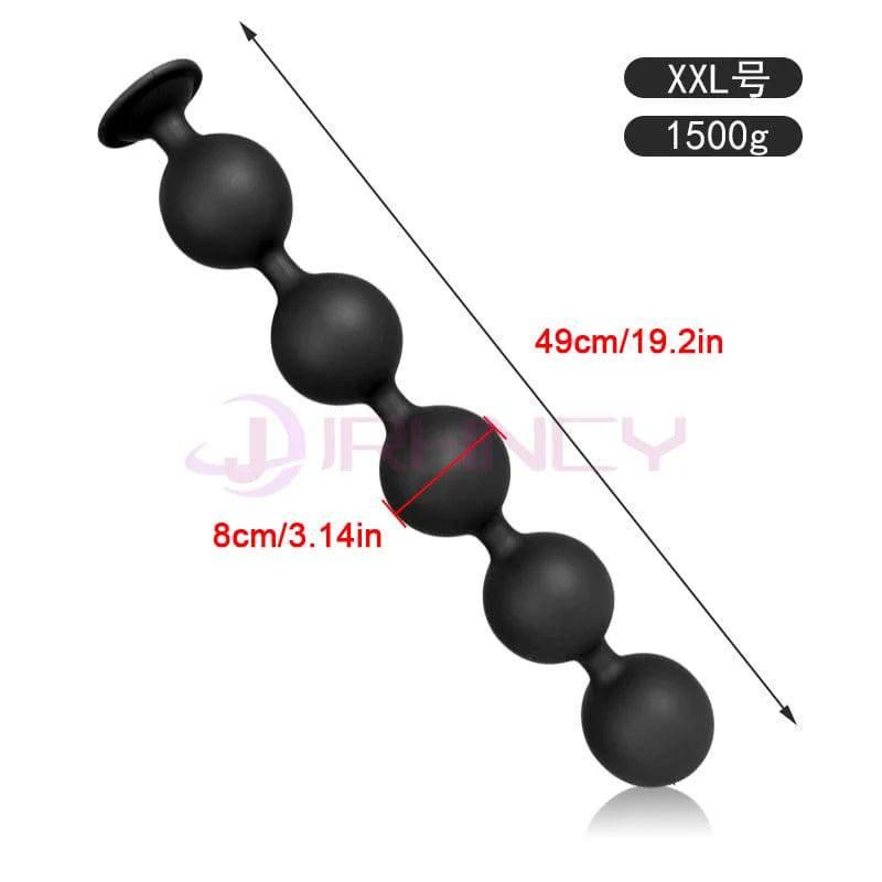 BubbleFlex Beads - 9-Ball Silicone Anal Expander - Passion Pulse Adult