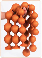 BubbleFlex Beads - 9-Ball Silicone Anal Expander - Passion Pulse Adult