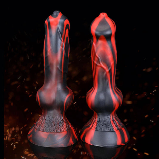 Fantasy Dog Dildo with Knot – Anal Plug for Prostate Massage and Gay Stimulation - Passion Pulse Adult