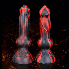 Fantasy Dog Dildo with Knot – Anal Plug for Prostate Massage and Gay Stimulation - Passion Pulse Adult