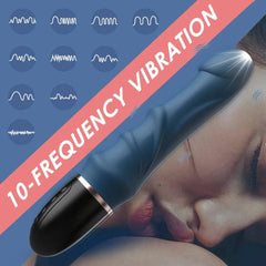 Extra-Large Vibrating Dildo Massager – Powerful Vaginal Stimulator for Women & Couples - Passion Pulse Adult