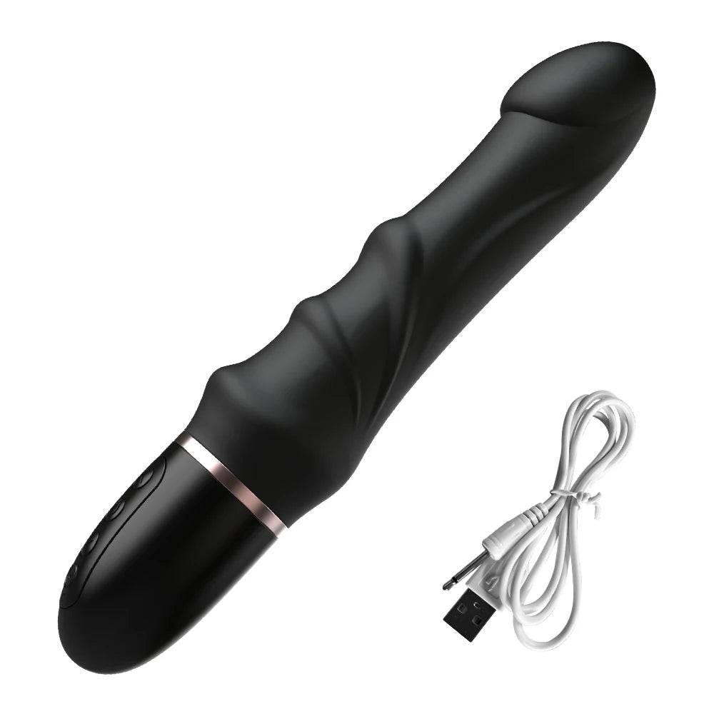 Extra-Large Vibrating Dildo Massager – Powerful Vaginal Stimulator for Women & Couples - Passion Pulse Adult