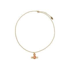 Zircon Saturn Brooch Collarbone Necklace - Passion Pulse Adult