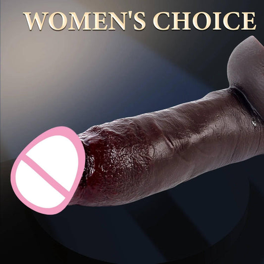 Realistic Silicone Dildo with Suction Cup - Soft & Flexible Adult Toy - Passion Pulse Adult