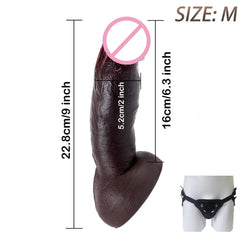 Realistic Silicone Dildo with Suction Cup - Soft & Flexible Adult Toy - Passion Pulse Adult