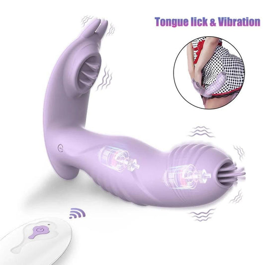 PASSION PULSE ADULT 3-in-1 Dildo Rabbit Wireless Remote Vibrator - Passion Pulse Adult