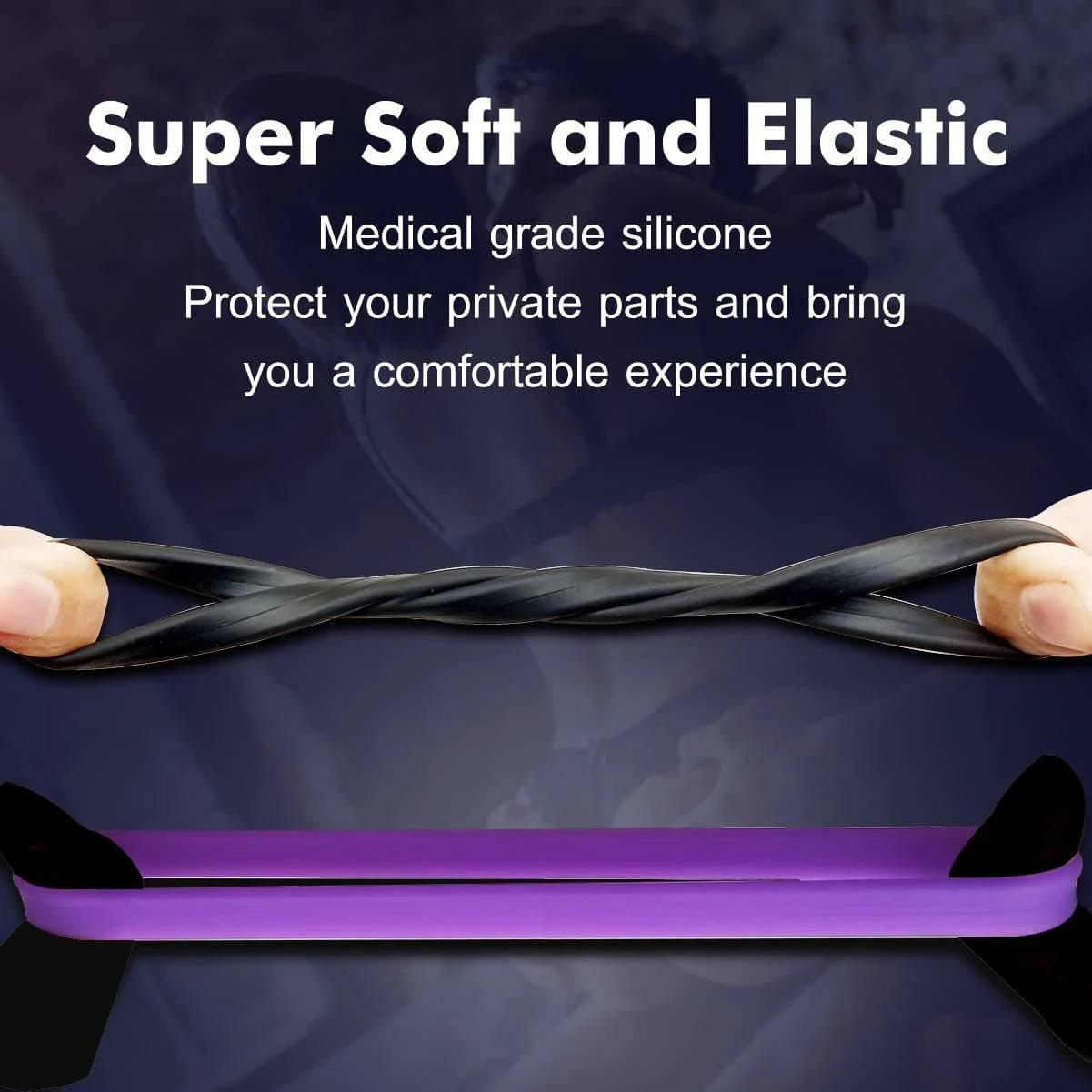 3pcs Silicone Delay Ejaculation Penis Rings | Reusable Semen Cock Rings for Men | Enlargement Sex Toys for Couples - Passion Pulse Adult