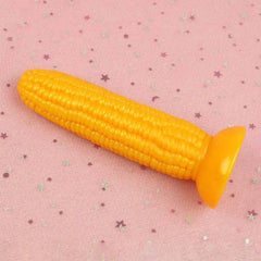 6.4" Corn Dildo – Soft Silicone Anal & Vaginal Plug with Knobs for Stimulating Pleasure - Passion Pulse Adult