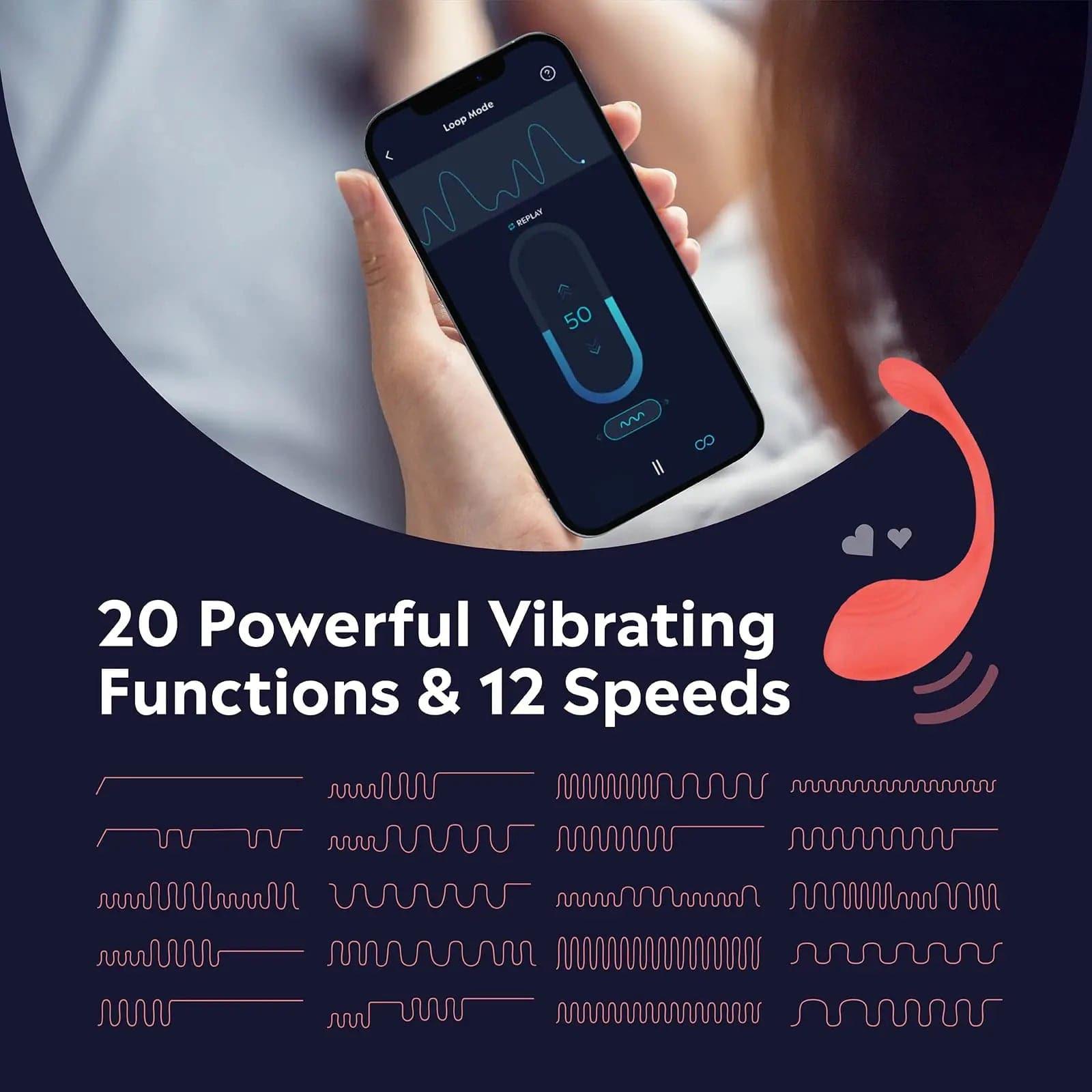 App-Controlled Love Egg Vibrator - Passion Pulse Adult