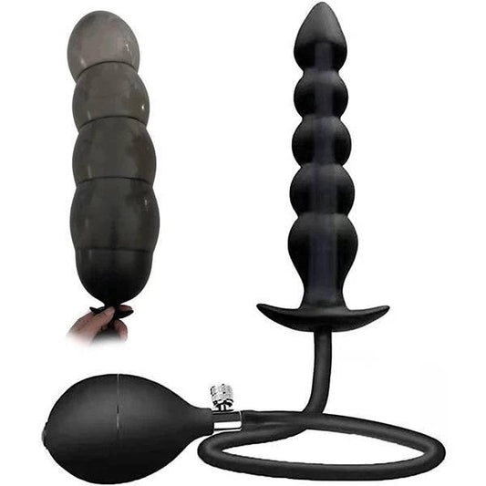 BDSM Inflatable Anal Plug – Butt Plug and Anal Dilator for G-Spot & Prostate Stimulation - Passion Pulse Adult