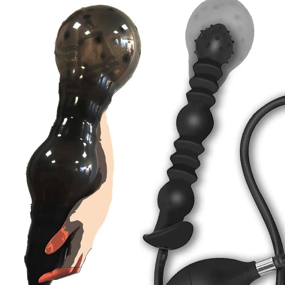 BDSM Inflatable Anal Plug – Butt Plug and Anal Dilator for G-Spot & Prostate Stimulation - Passion Pulse Adult