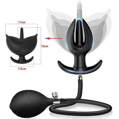 BDSM Inflatable Anal Plug – Butt Plug and Anal Dilator for G-Spot & Prostate Stimulation - Passion Pulse Adult