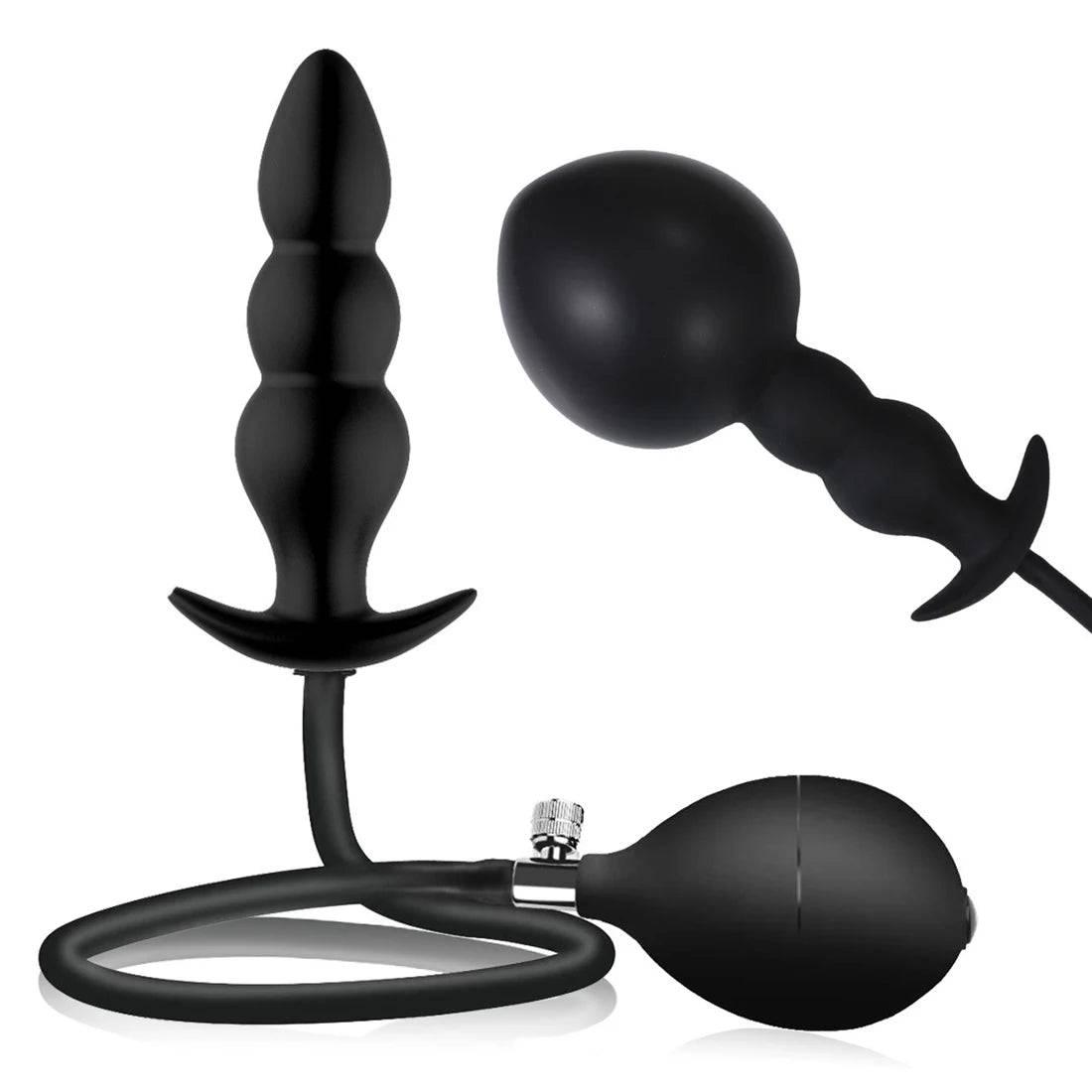 BDSM Inflatable Anal Plug – Butt Plug and Anal Dilator for G-Spot & Prostate Stimulation - Passion Pulse Adult