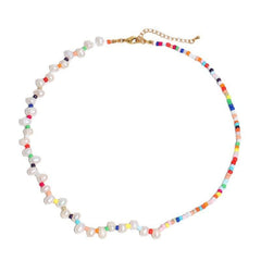 Bohemian Beaded Candy-colored Necklace - Passion Pulse Adult
