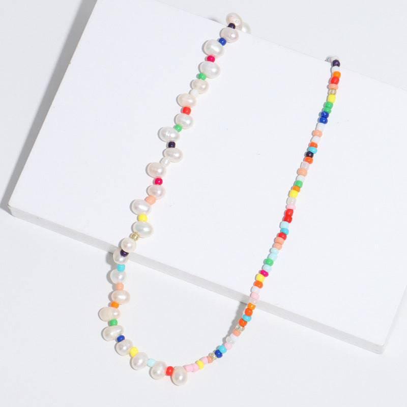 Bohemian Beaded Candy-colored Necklace - Passion Pulse Adult