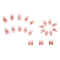 Camellia Embossed Nail Tips - Passion Pulse Adult