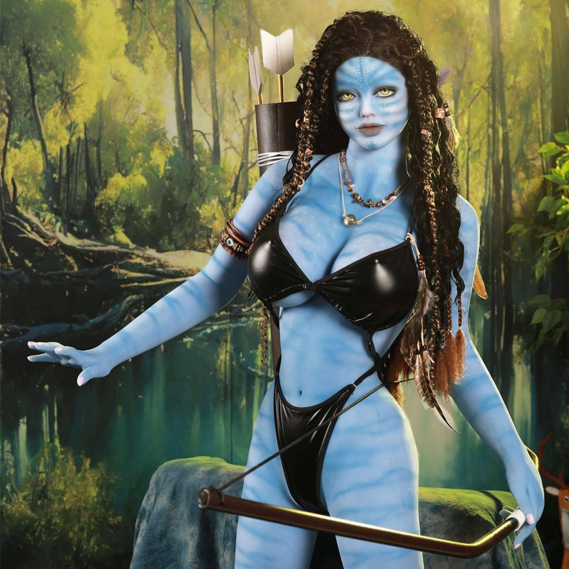 Full-Body Realistic Inflatable Doll - Avatar Style with Insertable Features - Passion Pulse Adult