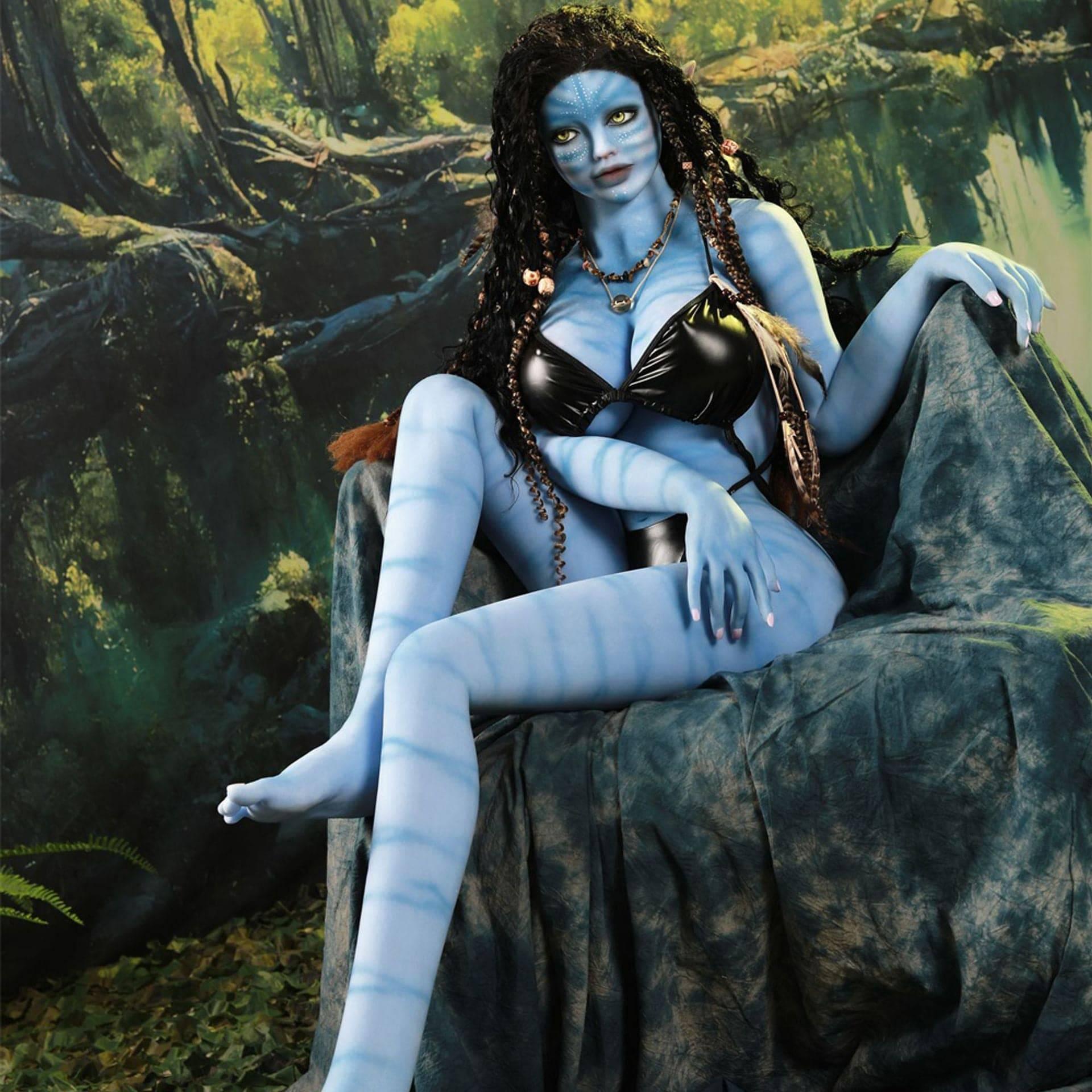 Full-Body Realistic Inflatable Doll - Avatar Style with Insertable Features - Passion Pulse Adult