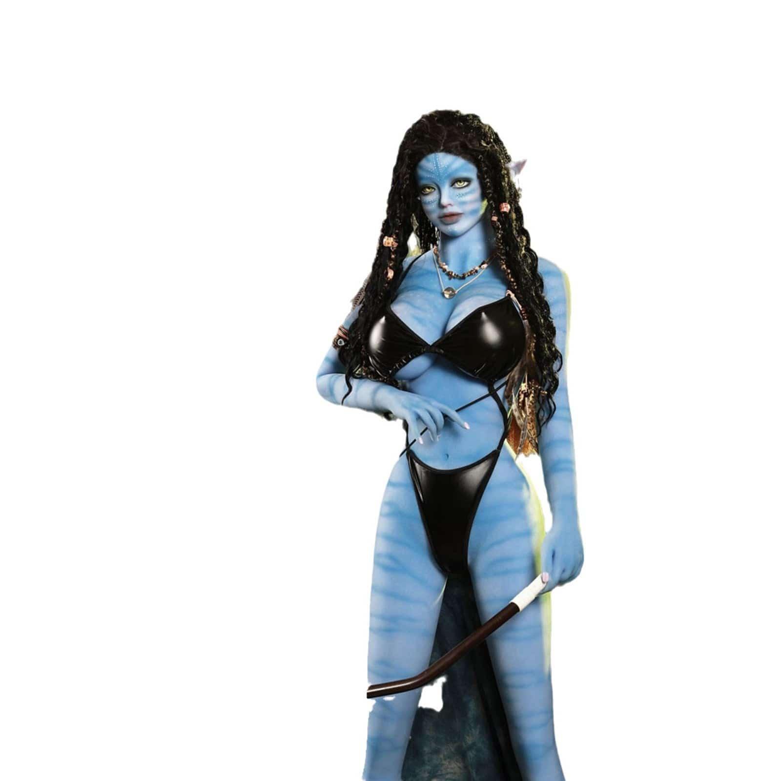 Full-Body Realistic Inflatable Doll - Avatar Style with Insertable Features - Passion Pulse Adult