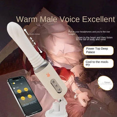 Fully Automatic Telescopic Sex Machine – Remote-Controlled Dildo Vibrator for Women - Passion Pulse Adult