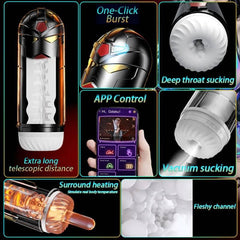 GALAKU APP Mecha Automatic Masturbation Cup - Passion Pulse Adult